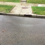 Road Flooded/Drain Blocked at 12244 131 Street NW