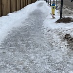 (Winter City Maintained Sidewalk) at 16417 43 Street NW