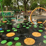 Pooling Water in Play Space at N53.56 E113.42