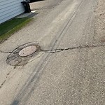 Potholes at 13219 117 Street NW