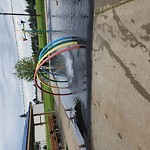 Pooling Water in Play Space at Hazeldean Park, 9630 66 Ave Nw, Edmonton T6 E 4 W9