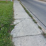 Sidewalk Concern at 10644 105 Street NW
