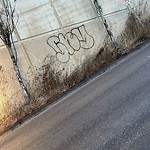 Graffiti Public Property at 9824 105 Street NW