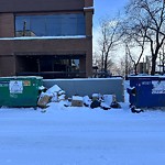 Overflowing Garbage Cans at 12422 103 Avenue NW