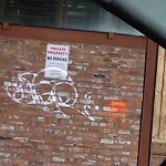 Graffiti Public Property at 10229 105 Street NW