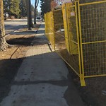 Obstruction - Public Road/Walkway at 9706 148 Street NW