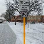 Traffic Sign at 10115 108 Avenue NW