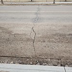 Potholes at 13003 107 Street NW