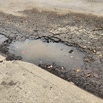 Potholes at 8904 71 Street NW