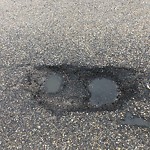 Potholes at 3803 23 Street NW