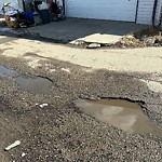 Potholes at 2355 28 Avenue NW