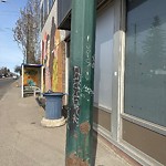 Graffiti Public Property at 10702 124 Street NW