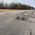 Potholes at 10955 50 Street NW