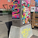 Graffiti Public Property at 10002 82 Avenue NW