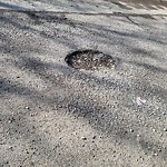 Potholes at 18607 92 Avenue NW
