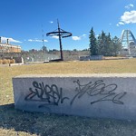 Graffiti Public Property at 10501 River Valley Road NW
