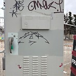 Graffiti Public Property at 12403 Stony Plain Road NW