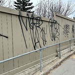Graffiti Public Property at 11111 26 Avenue NW