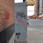 Graffiti Public Property at 10301 104 Street NW