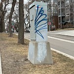 Graffiti Public Property at 10055 110 Street NW