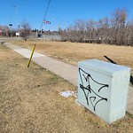 Graffiti Public Property at 8105 95 A Street NW