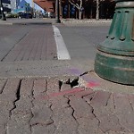 Sidewalk Concern at 10123 99 Street NW
