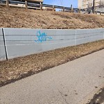 Graffiti Public Property at 9833 110 Street NW