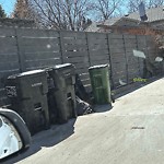 Overflowing Garbage Cans at 9718 70 Avenue NW