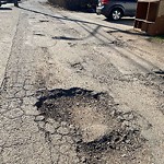 Potholes at 9527 133 Avenue NW