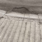 Potholes at 11628 12 Avenue NW