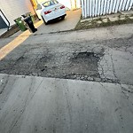 Potholes at 10428 80 Street NW