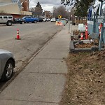 Obstruction - Public Road/Walkway at 10039 81 Avenue NW