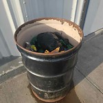 Overflowing Garbage Cans at 9402 89 Street NW
