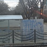 Graffiti Public Property at 11419 78 Avenue NW