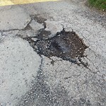 Potholes at 3714 43 Avenue NW