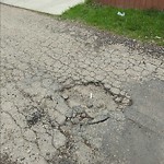 Potholes at 4508 25 A Avenue NW