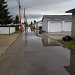 Road Flooded/Drain Blocked at 7816 136 Avenue NW