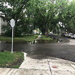 Road Flooded/Drain Blocked at 11301 108 Avenue NW