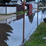 Road Flooded/Drain Blocked at 7815 137 Avenue NW