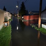 Road Flooded/Drain Blocked at 7804 136 Avenue NW