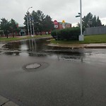 Road Flooded/Drain Blocked at 18403 57 Avenue NW