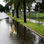 Road Flooded/Drain Blocked at 12940 129 St NW Northwest Edmonton