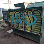 Graffiti Public Property at 8114 104 Street NW