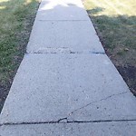 Sidewalk Concern at 17106 109 Street NW