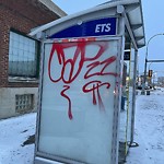 Transit - Graffiti/Vandalism at 10255 105 Street NW