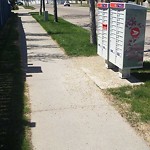 Street Sweeping at 852 112a St Nw, Edmonton, Ab T6 J 6 W2, Canada