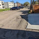Potholes at 9716 155 Street NW