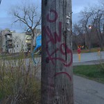 Graffiti Public Property at 10303 115 Street NW