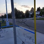Transit - Graffiti/Vandalism at 16401 115 Street NW