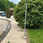 Obstruction - Public Road/Walkway at 18320 99 A Avenue NW